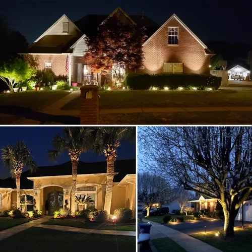 Miniatura 7 de SUNVIE Luces LED de paisaje de 12 W de bajo voltaje, luces de camino de jardín, luz blanca súper cálida de 12 V, impermeables, para exteriores