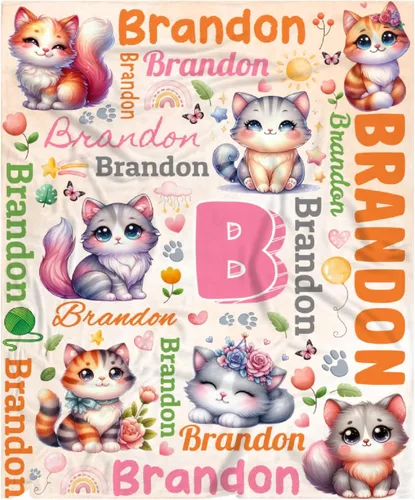Miniatura 44 de Manta preescolar personalizada de bulldog para bebés, niños y niñas, sábanas de franela personalizadas súper suaves y ligeras, decoración para cuna
