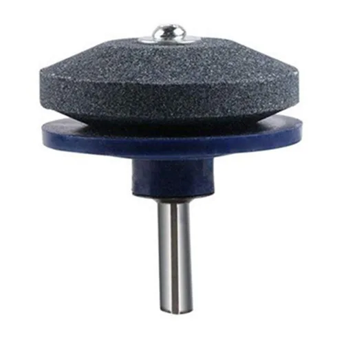 Afilador de cuchillas para cortacésped, afilador de cuchillas eléctricas, afilador de cuchillos industrial, afilador de piedra, 2.2 x 2.2 in / 2.17