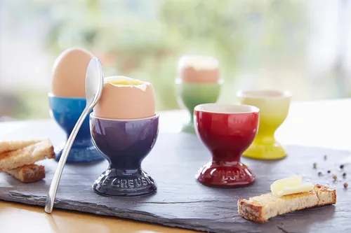 Miniatura 5 de Le Creuset Stoneware taza para huevo, 2 pulgadas, llama