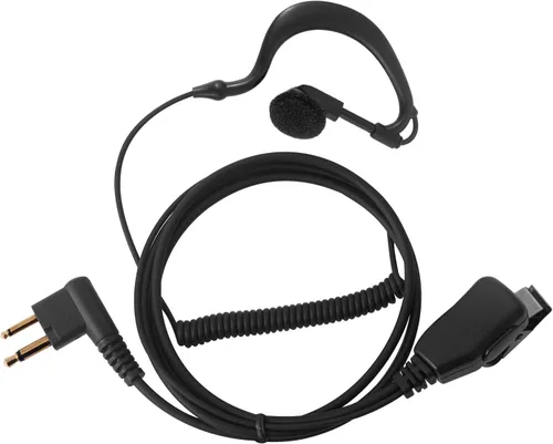 Miniatura 2 de Walkie Talkie Auriculares para Motorola Radio cls1410 cls1110 bpr40 cp200 cp200d cp185 cp100 rdm2070d con alambre de resorte PU G gancho de oreja