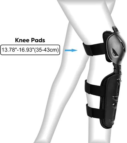 Miniatura 5 de Webetop 4 unidades de rodilleras protectores de codo para adultos, equipo de protección para coderas y rodilleras ajustables para hombre, coderas