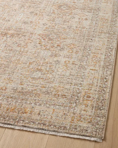 Miniatura 11 de Loloi Angela Rose Blake Collection BLA-06 Avena/Especias 9' x 13', Altura de Pelo 0.25", Flecos, Alfombra