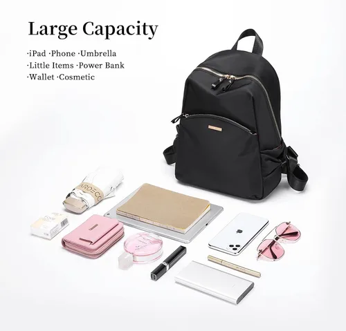 Miniatura 2 de GOLF SUPAGS Elegante mochila para mujer, mochila casual de viaje, mini mochila, bolso de nailon