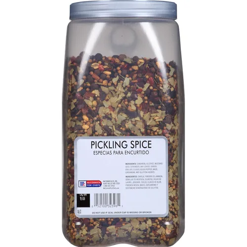 Miniatura 3 de McCormick Culinary Especias para Encurtir, 3.75 libras – Un recipiente de 3.75 libras de especias para encurtir a granel, ideal para condimentar