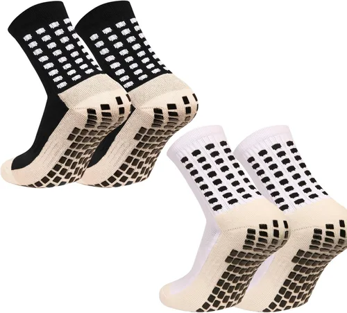 Miniatura 6 de fjberrtsat 6 pares de calcetines de fútbol acolchados antideslizantes antideslizantes para niños y niñas, 4/6