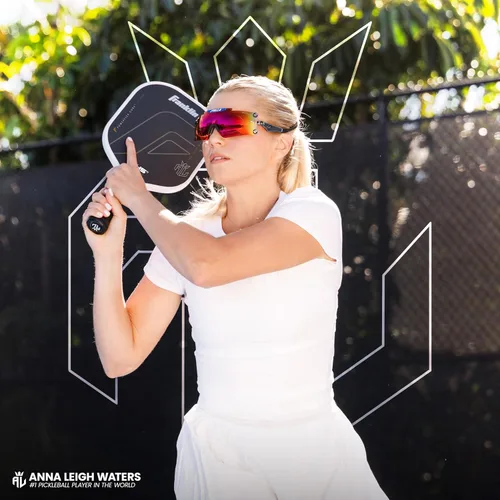 Miniatura 3 de Franklin Sports Paletas profesionales de Pickleball – Serie de fibra de carbono C45 - Aprobadas oficialmente por USAP + UPA – Diseño para jugadores