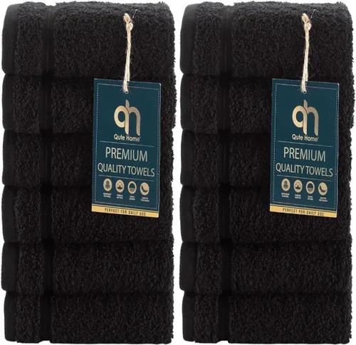 Miniatura 36 de Juego de 4 toallas de baño, 100% algodón turco prémium, toallas turcas de alta calidad para baño, de secado rápido, suaves y absorbentes, incluye 4