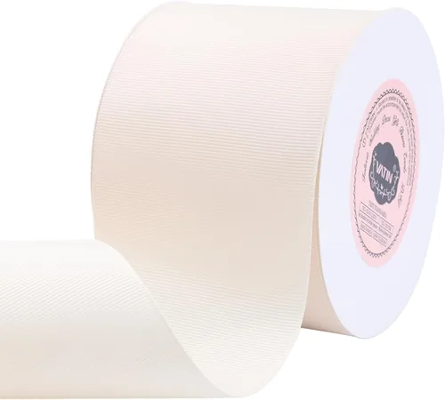 Miniatura 73 de Vatin - Rollo de cinta de grogrén, rollos de 25-50 yardas, perfecto para decoración de bodas, coronas, baby showers, envolturas de paquete de regalo