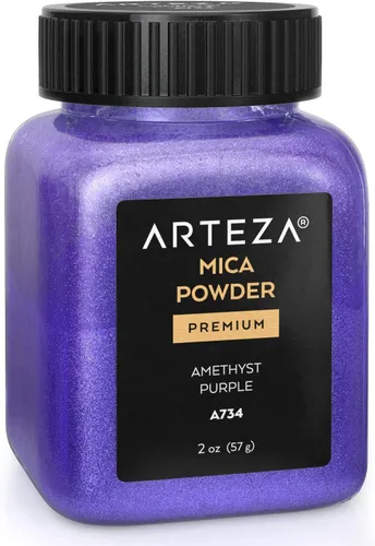 Miniatura 12 de Arteza Polvo de mica para resina epoxi, bronce A713, botella de 2 onzas, suministros de arte para fabricación de velas y manualidades de bricolaje