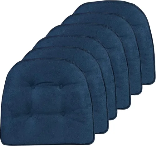 Miniatura 27 de Cojines antideslizantes para silla, ensamblados en Estados Unidos, almohadillas de asiento antideslizantes en forma de U para comedor, cocina