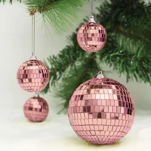 Miniatura 21 de Efavormart - 4 piezas de espejo de cristal Groovy de 6 pulgadas, decoración de fiesta de discoteca para bodas, eventos, fiestas de cumpleaños Plata
