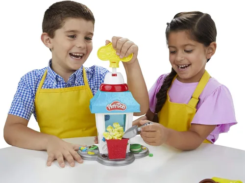 Miniatura 9 de Play-Doh Kitchen Creations - Juego de alimentos para fiesta de palomitas de maíz con 6 latas no tóxicas