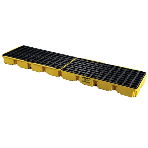 Miniatura 25 de Eagle Plataforma modular para derrames de un tambor, 26.25"x26"x6.5", sumidero de 15 galones, bandeja de contención de capacidad de carga de 2,000