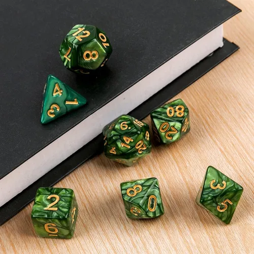 Miniatura 3 de 25 juegos de dados DND dados poliédricos dados de mazmorras y dragones dados para rodar para juegos de rol MTG juegos de mesa dados al por mayor