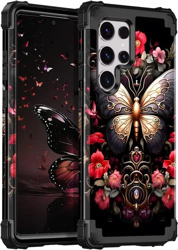 Miniatura 70 de Casetego Funda para Galaxy A16 5G, Tres Capas de Alta Resistencia Robusta a Prueba de Golpes, Protección Completa Rugosa de PC Duro + Parachoques