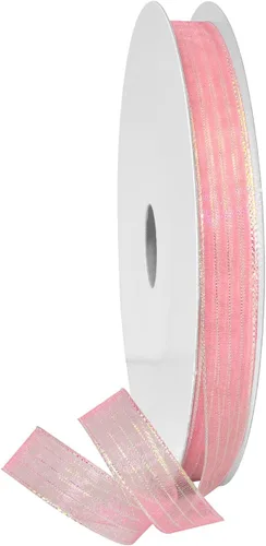 Miniatura 31 de Morex Ribbon Harmony Metallic, envoltura de regalos, decoración de boda, lazos, brillo brillante, 5/8" x 50 yardas, aguamarina