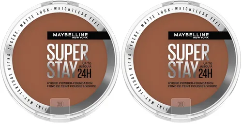 Miniatura 29 de Maybelline Super Stay Hasta 24HR Base en Polvo Híbrida, Maquillaje de Cobertura Media a Completa, Acabado Mate, 220, 1 Unidad SUPERSTAY POLVO 220