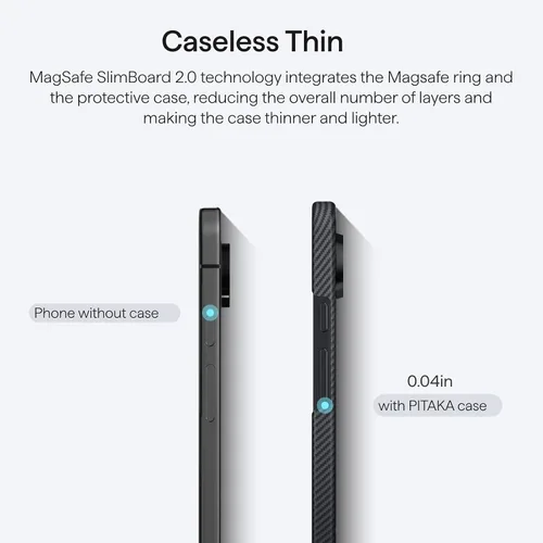Miniatura 3 de pitaka Funda para Pixel 10 Pro XL de 6.8 pulgadas, funda ultradelgada para Google Pixel 10 Pro XL con sensación táctil sin funda, tejido de fibra