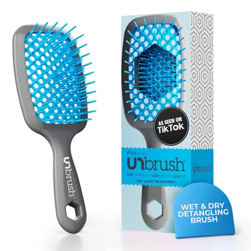 Miniatura 37 de FHI Heat UNbrush - Cepillo desenredante para cepillar sin dolor en cabello húmedo o seco — Cerdas antiestáticas DuoFlex duraderas, mango ligero