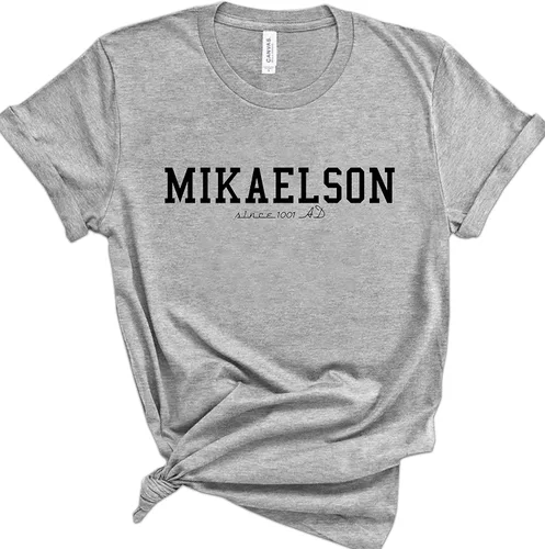 Miniatura 6 de Camisetas Mikaelson Since 1001 AD, ropa gráfica Michaelson, camisetas Mikaelson para mujeres y hombres, camisetas TVD, camisetas gráficas