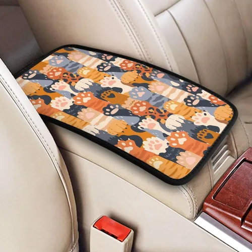 Miniatura 9 de Retro Fashion - Funda universal para consola central de automóvil de los años 80 y 90, estilo abstracto de los años noventa, funda universal