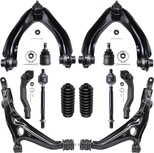 Miniatura 36 de Detroit Axle - Kit de extremo delantero para Ford 1998-2001 Explorer Mercury Mountaineer, 4 barras estabilizadoras delanteras y traseras, 2 brazos