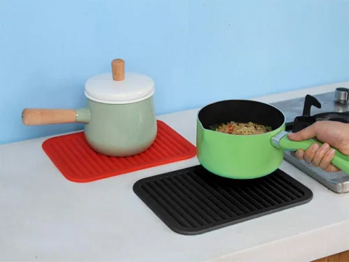 Miniatura 5 de dealcase Alfombrillas de silicona ecológicas de 9 x 12 pulgadas, de alta calidad, aisladas, flexibles, duraderas, antideslizantes, almohadillas