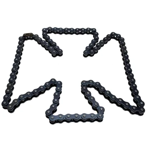 Miniatura 4 de HIAORS Cadena de transmisión 420, 102 eslabones compatibles con XR50 CRF50 CRF70 PW80 110cc 125cc Pit Dirt Bike SDG 107 SSR Coolster KX65 KLX110