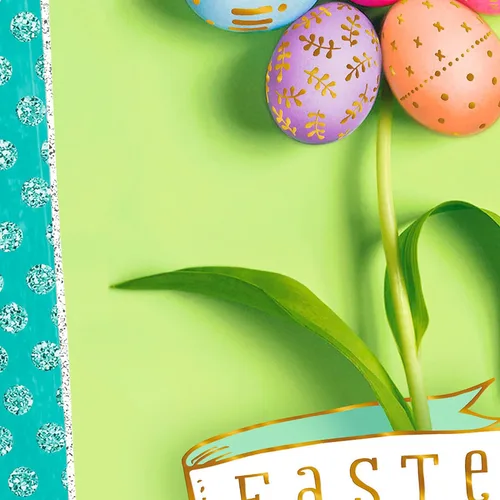 Miniatura 4 de Hallmark Surtido de tarjetas de Pascua, conejitos de Pascua (8 tarjetas con sobres)