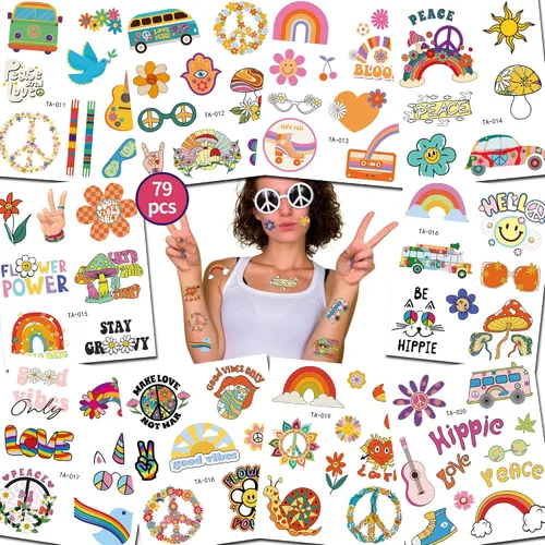 Miniatura 8 de Tatuajes temporales realistas para mujeres - 60 hojas de tatuajes falsos pequeños y diminutos removibles para adultos, 185 piezas minimalistas a