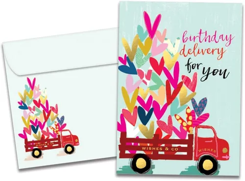 Miniatura 14 de Tree-Free Greetings - Tarjeta de cumpleaños - Diseños artísticos - 1 tarjeta + sobre a juego - Hecho en Estados Unidos - Papel 100% reciclado - 5 x