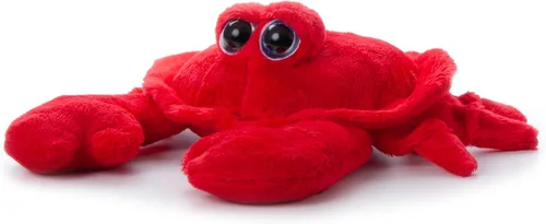 The Petting Zoo Peluche de cangrejo, regalos para niños, animales del océano de ojos brillantes, juguete de peluche de cangrejo rojo de 9 pulgadas