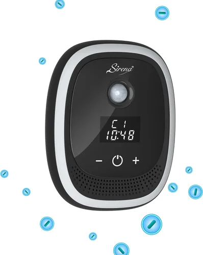 Sirena Ionizadores de aire para sistema de filtración de iones negativos para el hogar, ambientador silencioso para dormitorio, cocina, elimina