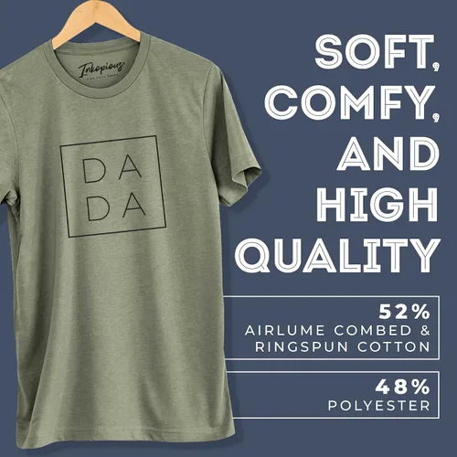 Miniatura 3 de Inkopious - Camiseta con inscripción DADA regalo del día del padre para padres primerizos