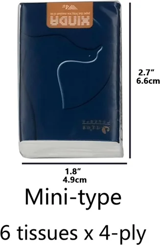 Miniatura 2 de Morcte Pañuelos faciales suaves de 4 capas, paquetes de bolsillo sin perfume, paquete de 120