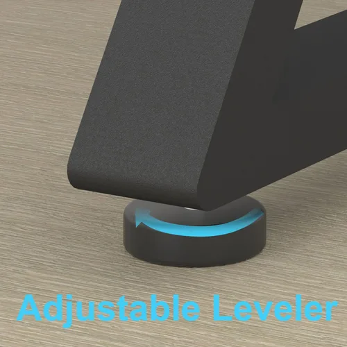 Miniatura 9 de HSH Escritorio Largo de 70 Pulgadas Negro, Escritorio Grande de Metal y Madera para 2 Monitores, Escritorio Moderno para Computadora de Oficina