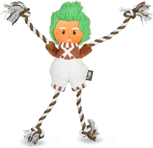 Miniatura 14 de WILLY WONKA Pets Wonka Bar - Juguete de cuerda dorada de peluche para boletos – Juguete multisensorial de lujo para mascotas, regalos de moda