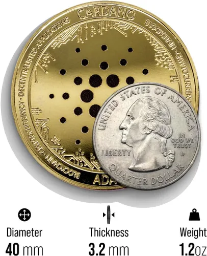 Miniatura 3 de Cryptochips Dogecoin (Doge) Criptomoneda física Criptomoneda conmemorativa que puede HODL