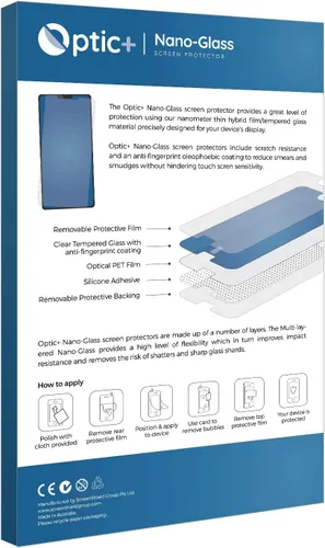 Miniatura 2 de Protector de pantalla Nano Glass para DJI RC 2, transparente