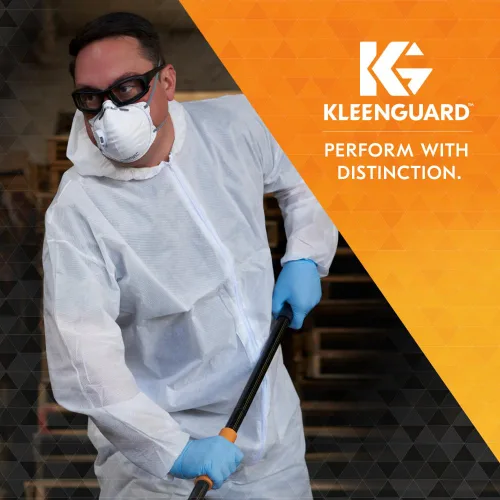 Miniatura 3 de Kleenguard™ G10 Comfort Plus™ - Guantes de nitrilo azules (54185), 4 mil, ambidiestros, compatibles con pantalla táctil, XS (100 guantes/caja)