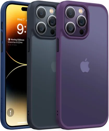 Miniatura 9 de TORRAS - Funda a prueba de golpes para iPhone SE 2022/iPhone SE 2020/iPhone 7, certificado de caída militar, parte trasera dura, semitransparente