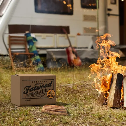 Miniatura 7 de Fatwood - Palos de inicio de fuego, caja de 10 libras, para interiores o exteriores, 100% naturales, iniciadores de fuego de pino para fogatas