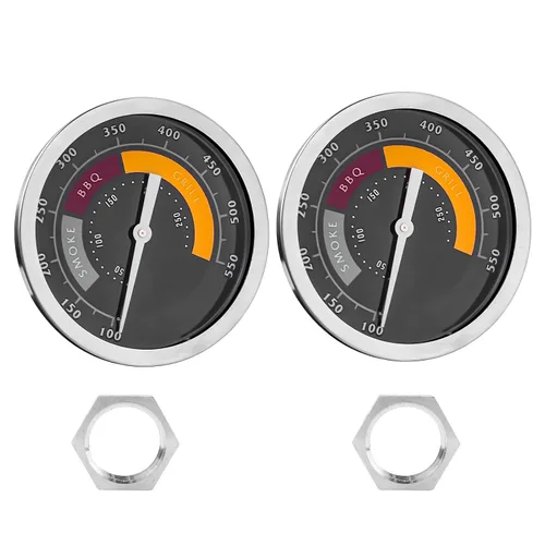 Miniatura 8 de 3695528R06 - Medidor de temperatura para ahumador analógico compatible con fumadores de Oklahoma Joe y la mayoría de parrillas de carbón de apertura