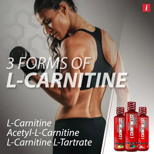 Miniatura 3 de iSatori L-Carnitina LS3 3000, suplemento líquido de triple mezcla de L carnitina, con acetilo y tartrato, libre de estimulantes, bajo en calorías