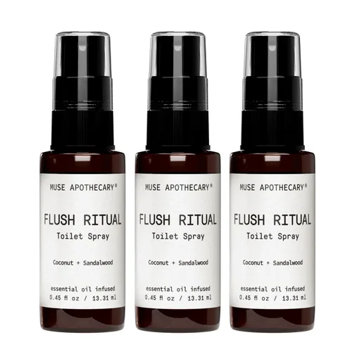 Miniatura 39 de Muse Apothecary Flush Ritual - Aerosol para inodoro aromático y refrescante, usar antes de ir, 2 onzas, infundido con aceites esenciales naturales