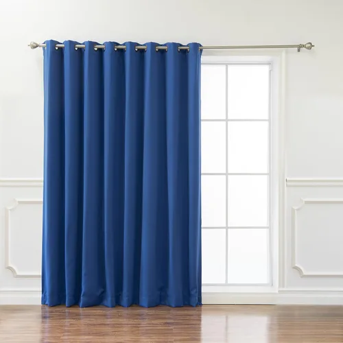Miniatura 11 de Best Home Fashion Cortina térmica opaca con parte superior con ojales anchos Azul