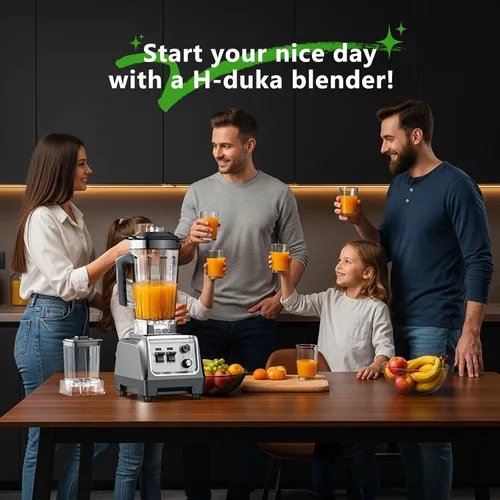 Miniatura 7 de Licuadora de 1800 W para batidos, licuadoras de encimera de gran capacidad de 70 onzas con taza de molienda de 20 onzas, licuadora de cocina de alta