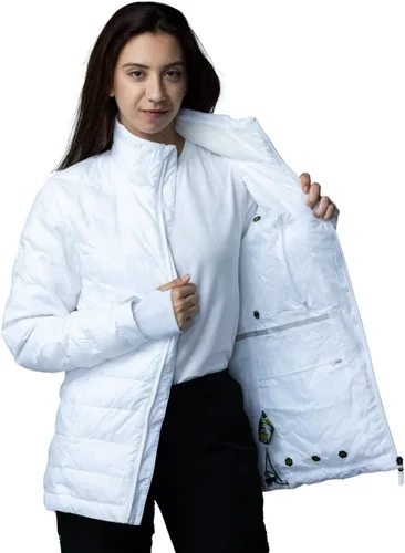 Miniatura 12 de Apricoat EcoDown Jacket - Chaqueta acolchada con capucha ligera y resistente al agua - Abrigo de invierno resistente al viento con aislamiento