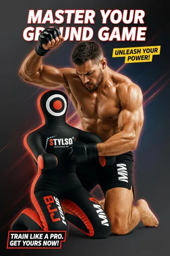 Miniatura 2 de Un-Filled Grappling Dummy Wrestling Dummy Jiu Jitsu Dummy for BJJ MMA Judo Karate Practice Adult Kids Negro